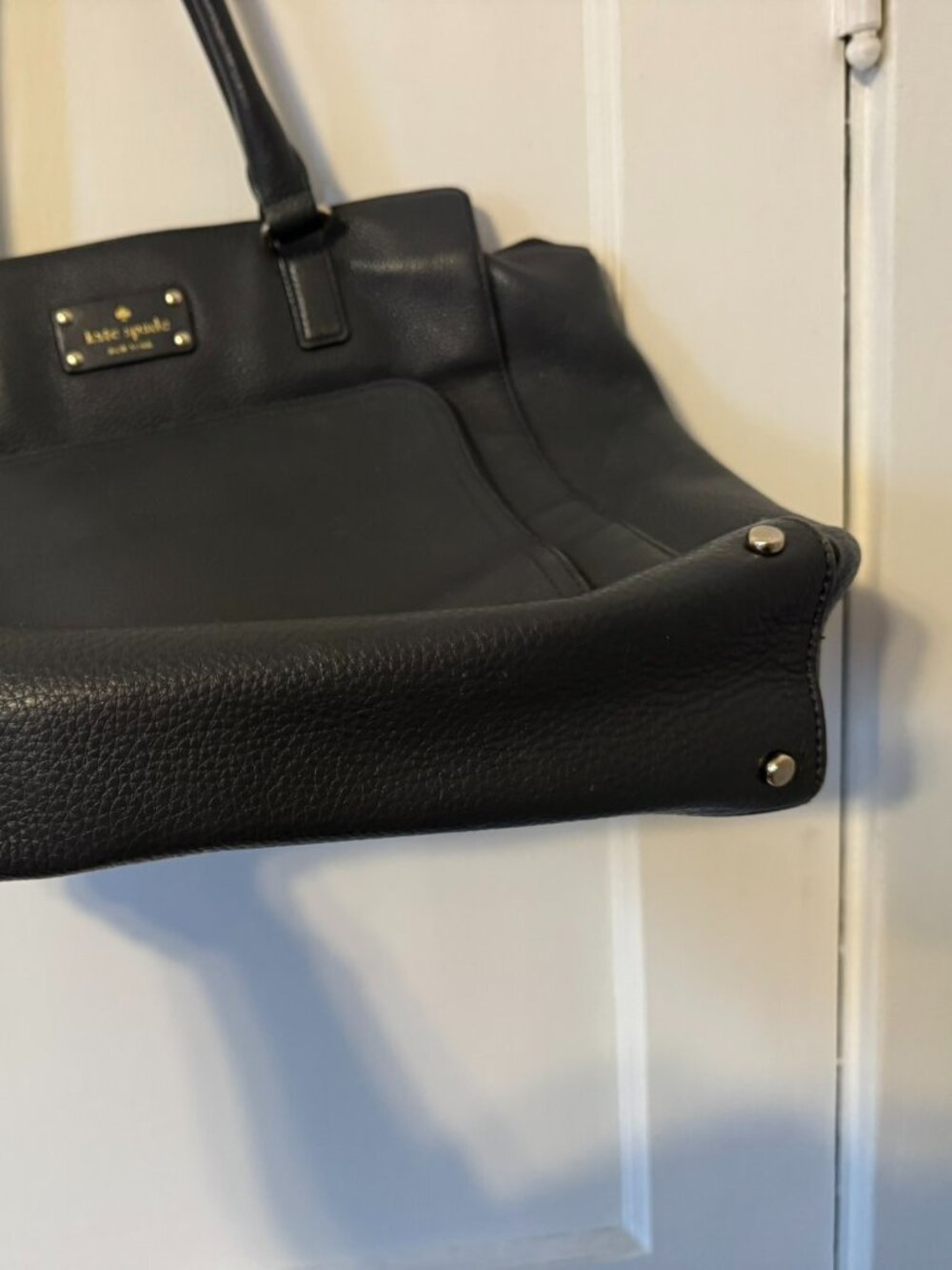 Dark Gray Kate Spade Satchel/Tote Style Purse - Picture 9 of 9